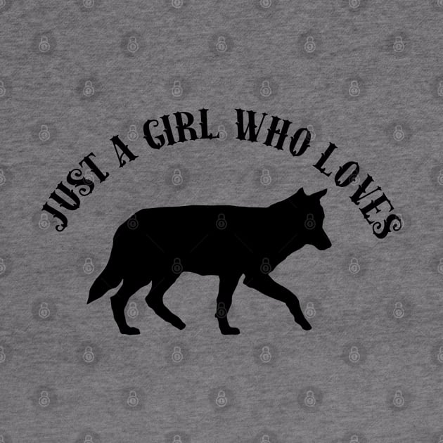 Just A Girl Who Loves Wolves by GirlLoveDesigns